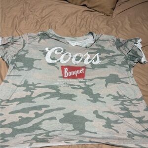 Coors camo tshirt
